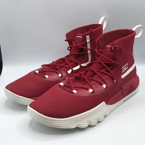 Under Armour Curry 3Zer0 II 2 Mid Red Size 16